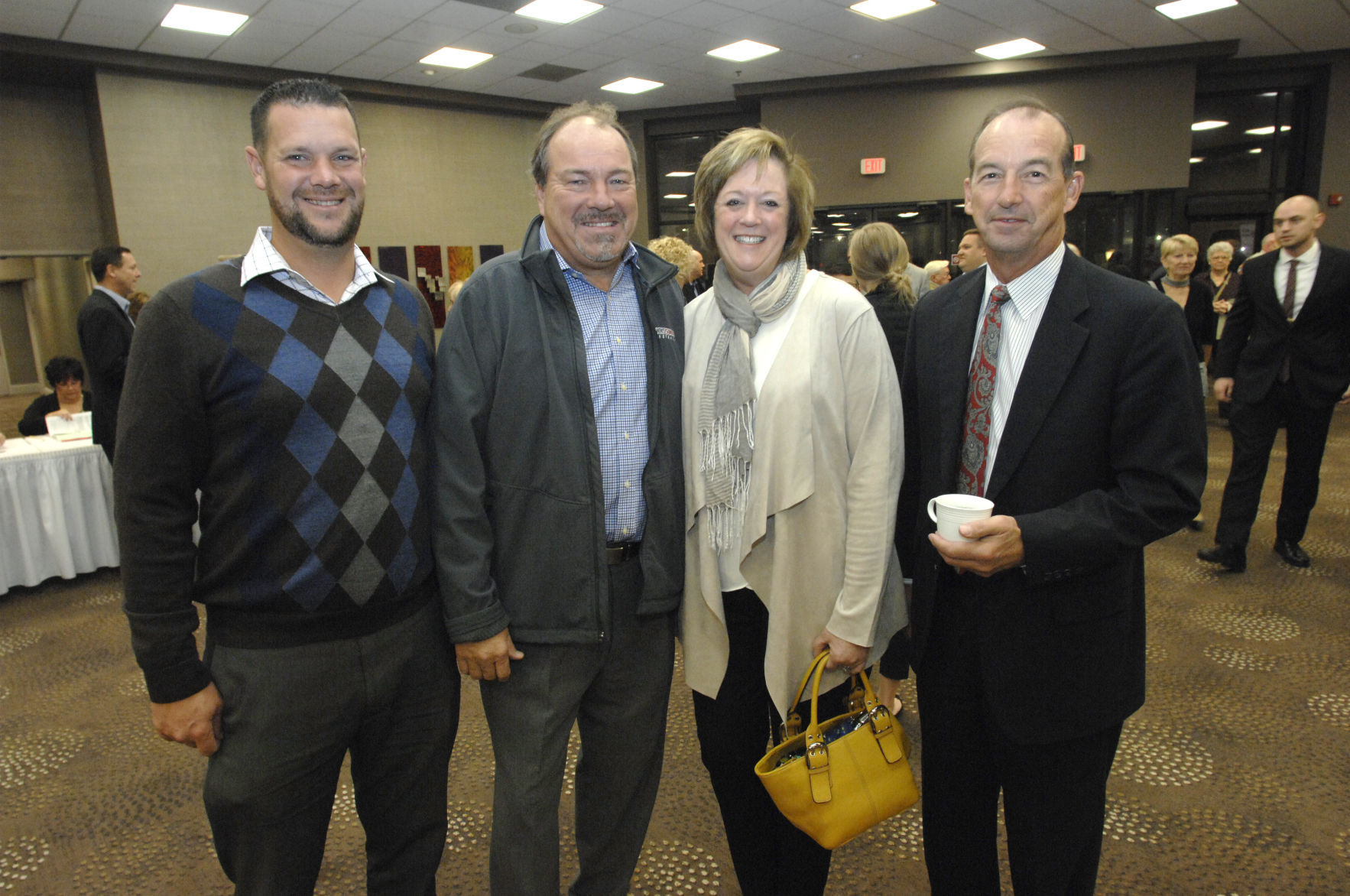 Bill Croff, Scott Henrichs, Mary Bennett Henrichs, Byron Blotcky